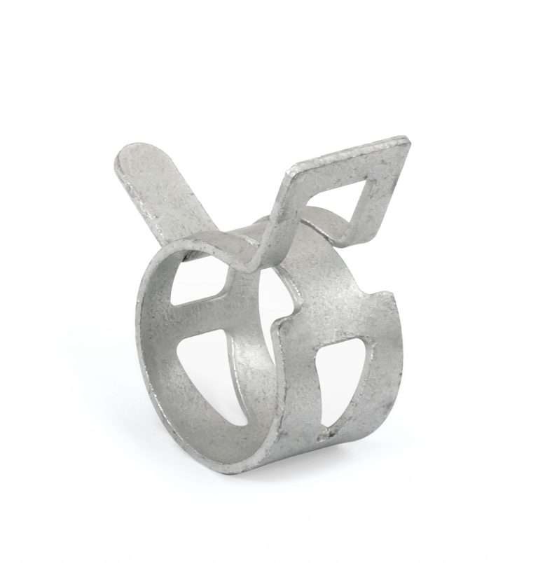 FASCETTA A MOLLA IN DACROMET BIANCO