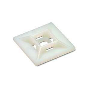 FASCETTE BIDIREZIONALI IN PA 6.6 BIANCO CON ADESIVO