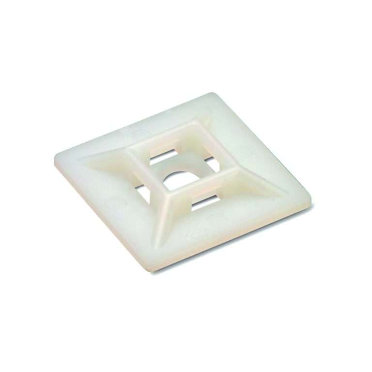 FASCETTE BIDIREZIONALI IN PA 6.6 BIANCO CON ADESIVO